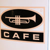 Skateboard Cafe - Trumpet Logo Deck - Peach/White Fade