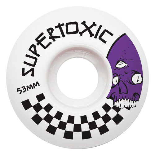 Supertoxic Loco Skull Skateboard Wheels 53mm