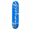 Tranquil skateboards - Script Logo Deck (Azure Blue) 8.0”