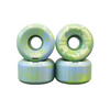 Wayward Wheels - Swirl Formula - Neon Green/Baby Blue 53mm