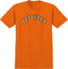 Spitfire T Shirt Old E Orange/Red To Yellow Fade